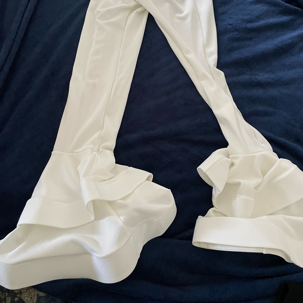 White bell bottoms